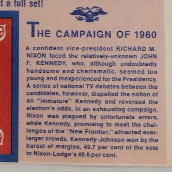 Hats Off To The Past - The Campaign of 1960 - Picture 4 of 5